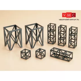 Auhagen 48576 Acél tartószerkezet elem, 8 db (H0/TT)