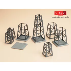 Auhagen 48640 Acél tartószerkezet elem, 8 db (H0/TT)