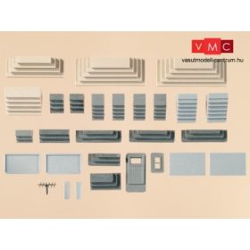 Auhagen 48646 Különféle lépcső készlet, 17 db (H0/TT)