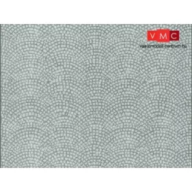 Auhagen 50111 Kartonlap utcakő, kicsi, 5 db (H0/TT)