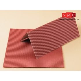 Auhagen 50112 Kartonlap vörös hullámlemez, 2 db (H0/TT)