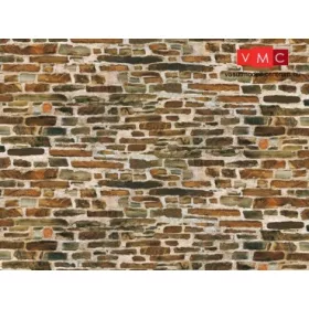 Auhagen 50115 Kartonlap mészkőfal, 5 db (H0/TT)