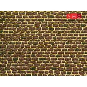 Auhagen 50502 Kartonlap egyenetlen téglafal, 1 db (H0/TT)