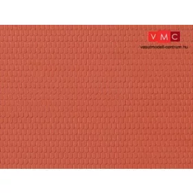   Auhagen 52216 Dekorlap, hódfarkú tetőcserép, 2 db (H0/TT)