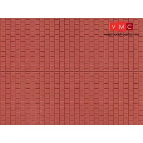 Auhagen 52224 Dekorlap, vörösbarna járólap, 2 db (H0/TT)