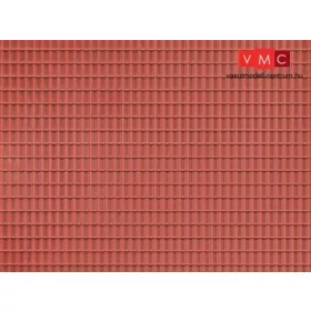 Auhagen 52225 Dekorlap, vörösbarna tetőlap, 2 db (H0/TT)