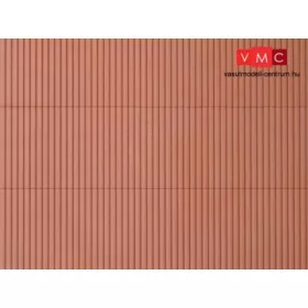   Auhagen 52232 Dekorlap vörösbarna trapézlemez, 2 db (H0/TT)