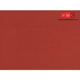 Auhagen 52412 Dekorlap, téglafal, vörös, 1 db (H0/TT)