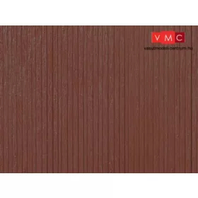 Auhagen 52420 Dekorlap, deszkafal, barna, 1 db (H0/TT)