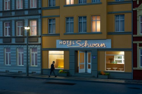 Auhagen 58101 Világító LED felirat - Hotel Schwan (H0)