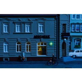   Auhagen 58109 Világító LED felirat - zöld gyógyszertári kereszt (TT)