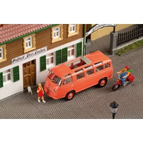   Auhagen 66019 Goliath Express 1100 Luxusbus, nyitott tetővel - világos korall (H0)