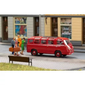   Auhagen 66035 Goliath Express 1100 Luxusbus, zárt tetővel - piros (H0)