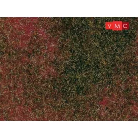 Auhagen 75515 Mező fűlap, vöröseszöld, 50x35 cm