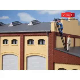 Auhagen 80216 Ablakkészlet ipari épületekhez M - 20 db, zöld (H0)