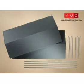   Auhagen 80300 Tetőelem ipari épületekhez (2 db), ereszcsatornákkal (H0)