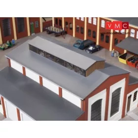   Auhagen 80303 Tetőelem felső világítóablakokkal ipari épületekhez (H0)