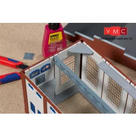   Auhagen 80352 Épületstabilizáló elemek és áthidaló elem (traverz) ipari épületekhez (H0)