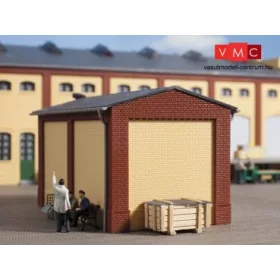 Auhagen 80412 Oromzat és épületsarok kisebb ipari épületekhez, téglavörös (H0)