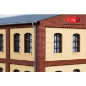 Auhagen 80414 Sarokelem ipari épületek felső emeletéhez, téglavörös (H0)