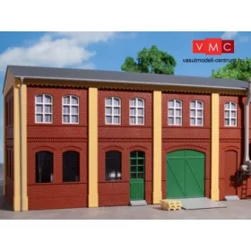   Auhagen 80507 Dekorlap, téglafal 2322B,2322C,2323C, téglavörös, 6 db (H0)