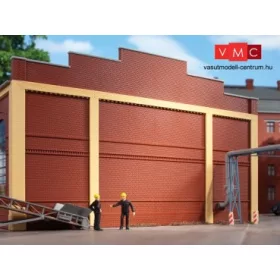   Auhagen 80513 Dekorlap, téglafal 2342I, téglavörös, 8 db (H0)