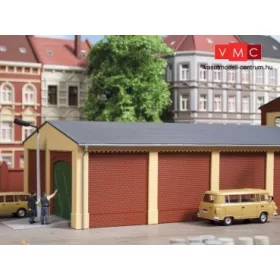 Auhagen 80517 Dekorlap, téglafal 2390B (H0), 8 db - téglavörös (H0)