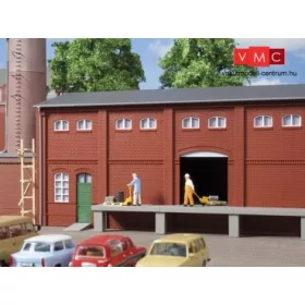   Auhagen 80520 Dekorlap, téglafal 2410A, 2410B, 2410D gyárépületekhez - téglavörös (H0)