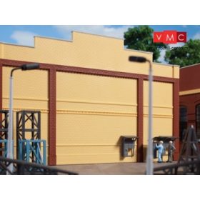 Auhagen 80613 Dekorlap, téglafal 2324E, sárga, 4 db (H0)