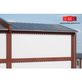 Auhagen 80728 Dekorlap, emeleti téglafal gyárépületekhez, 2532L, 4 db - vakolt fal (H0)