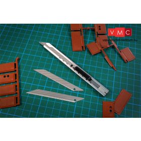 Auhagen 90003 Tapétavágó kés, vékony, 2 db cserepengével