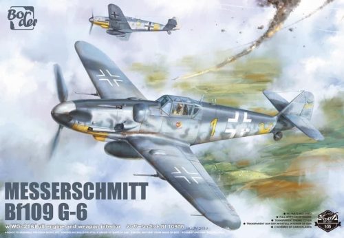 Border Model BF001 Messerschmitt Bf 109G-6 1/35 repülőgép makett