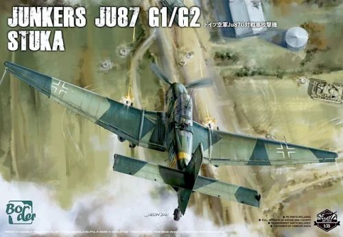Border Model BF002 Junkers Ju87 G1/G2 Stuka 1/35 repülőgép makett