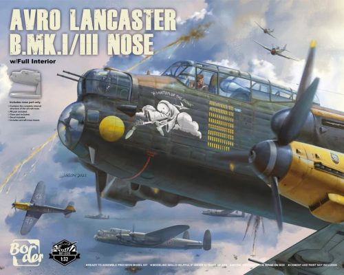Border Model BF008 Avro Lancaster B.MK1/III Nose w/Full Interior 1/32 repülőgép makett