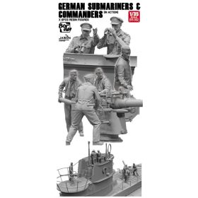  Border Model BR002 German Submarines & Commanders Set of 6 Resin Figures 1/35 figura makett