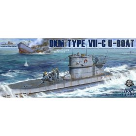   Border Model BS001 DKM Type VII-C U-Boat 1/35 tengeralattjáró makett (részlet)