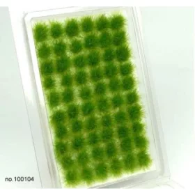 BSM 100104 Nyári zöld fűcsomók, 4-6 mm, 120 db (H0,TT,N)