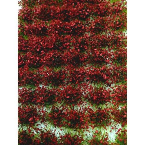 BSM 200103 Piros virágos fűcsomók, 4-6 mm, 60 db (H0,TT,N)