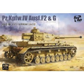   Border Model BT004 Pz.Kpfw. IV Ausf. F2 & G 1/35 harckocsi makett