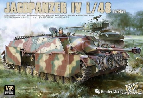 Border Model BT016 Jagdpanzer IV L/48 (early) 1/35 harckocsi makett