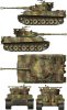 Border Model BT023 IJA Tiger I w/Resin Tank Commander 1/35 harckocsi makett