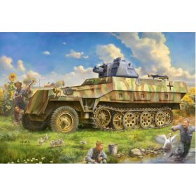   Border Model BT042 German Sd.Kfz.251 Ausf.D w/ R35 Turret 1/35 harcjármű makett