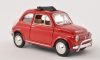 Bburago Fiat 500 L 1968, nyitott vászontetővel (18-22099RED) (1:24)