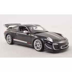   Bburago Porsche 911 GT3 RS 4.0 (997/II) fekete/ezüst, 2011 (18-11036BLACK/SILVER) (1:18)