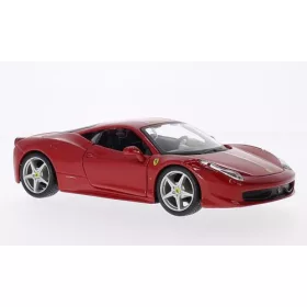 Bburago Ferrari 458 Italia, piros (18-26003RED) (1:24)