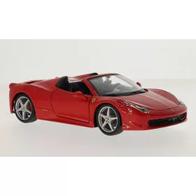 Bburago Ferrari 458 Spider, piros (18-26017RED) (1:24)