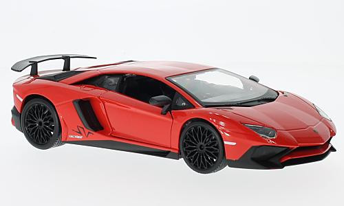 Bburago Lamborghini Aventador LP750-4 SV, piros (18-21079RED) (1:24)