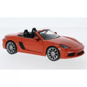 Bburago Porsche 718 Boxster, narancs (18-21087ORANGE) (1:24)