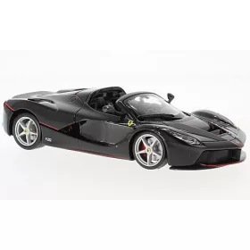   Bburago Ferrari LaFerrari Aperta, metálfekete (18-26022BLACK) (1:24)