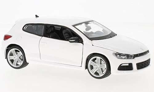 Bburago VW Scirocco III R fehér (18-21060WHITE) (1:24)